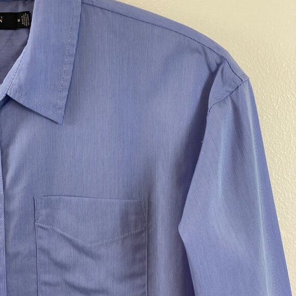 Lauren Ralph Lauren Black Label Stripe Shirt Size Medium - Picture 4 of 9